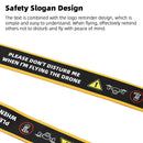 Drone Remote Control Lanyard for DJI Mini 3 Pro w/ Safety Slogan Design x 1Pc
