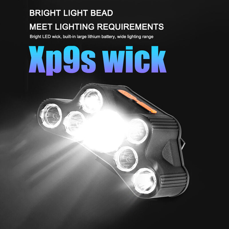 Multi-position  Waterproof High-Brightness Headlamp for Outdoor Hiking