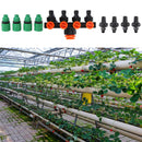 4 Way Hose Splitters Automatic Watering Pipe Linker Timer Garden Irrigation