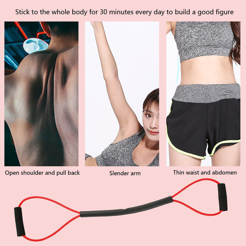 Boxing Resistance Band Exercise MMA Muay Thai Speed Training Ropes (Red)