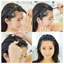 2PCS Double Bangs Hairstyle Hairpin Hair Accessories Black+Coffee hot.