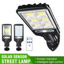 LED Solar Wall Light Outdoor Motion Sensor Lamp Garden Remote Lamp (72COB)
