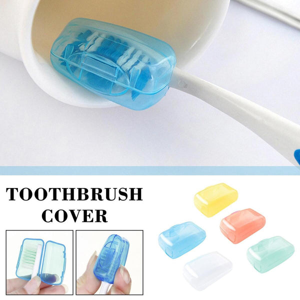 5Pcs/set Toothbrush Head Covers Portable Travel Camping Holder Brush Caps`