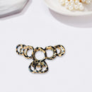 Korean Geometric Shaped Hair Claw for Women Leopard Hair Crab Hairpin Barrettes