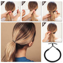 Durable Hairstyle Tools Ball Hair Hooks Set Elastic Line Hair Hooks (Black)