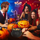 Mini Halloween Candy Bucket Pot Portable Witch Cauldron Jar (Witch Pot) Newly