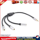 3.5mm Audio Splitter Cable 3.5mm TRS Plug Male to 3x 1/8 Jack Female 1ft Newly