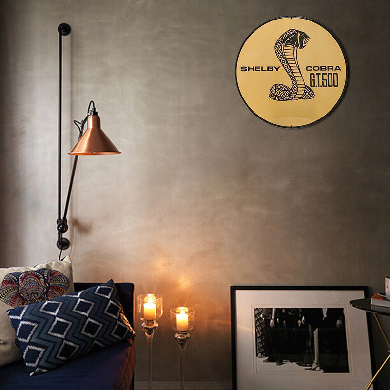 Retro Metal Plate Tin Sign Plaque Shelby Cobra Car Wall Poster Iron Painting