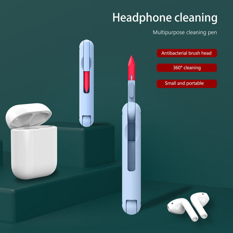 #A 8 in 1 Earphone Cleaner Kit Portable Bluetooth Headphone Cleaning Pen Key Pul