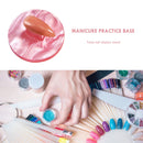 Nail Art Tips Display Stand Shelf Manicure Polish Practice Training Show Holder