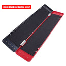 Fishing Rig Hook Tackle Box Fish Gear Storage Case (Black Red 450x90x30mm) Newly