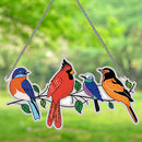 DIY Diamond Painting Acrylic Bird Flocks Hanging Pendant Decor (4 Birds) Newly