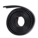 Black Soft Carbon Fiber Car Rubber Bumper Strip  Outside Bumper Front Lip