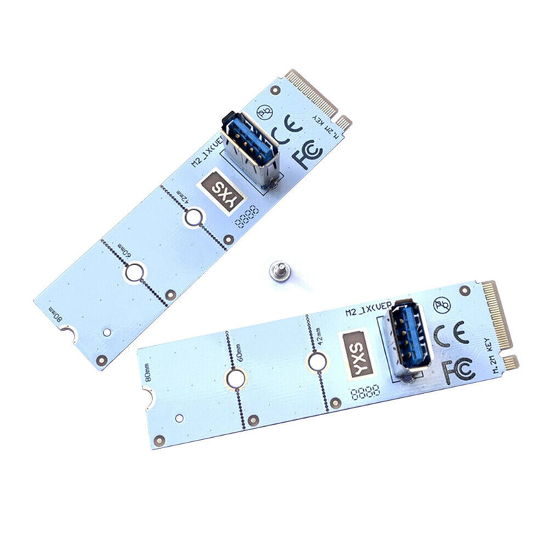 M2 M-key to USB 3.0 Transfer NGFF M.2 to PCI-E 1X to 16X Graphics Card Adapter