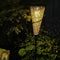 Solar Powered LED Garden Lights Posts Waterproof Outdoor Yards Path Lightings