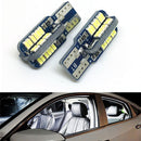 48SMD 3014 LED COB License Plate Light Dome Map Car LED Reading Bulbs T10 W5W