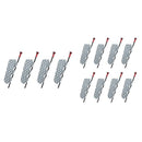Bike Spoke Reflector Safety Warning Light Wheel Rim Reflective Lamp (8pcs)