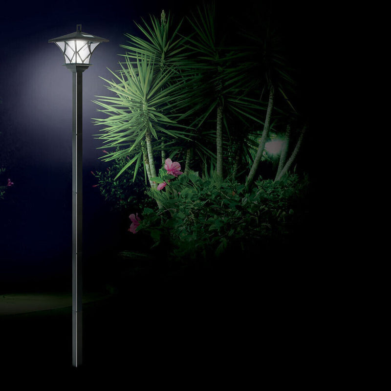 Outdoor LED Solar Garden Lawn Light Landscape Path Patio Driveway Lamp 1.5m