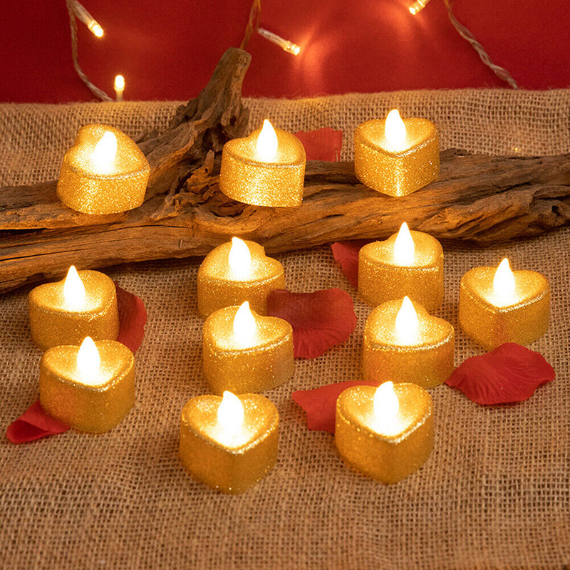 6pcs LED Tealight Candle for Home Christmas Party Wedding Holiday Decorations