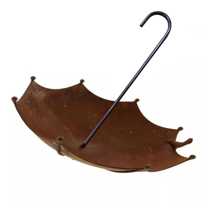 Umbrella-Shaped Outdoor Bird Feeder Tray Outdoor Garden Patio Metal Bird Feeders