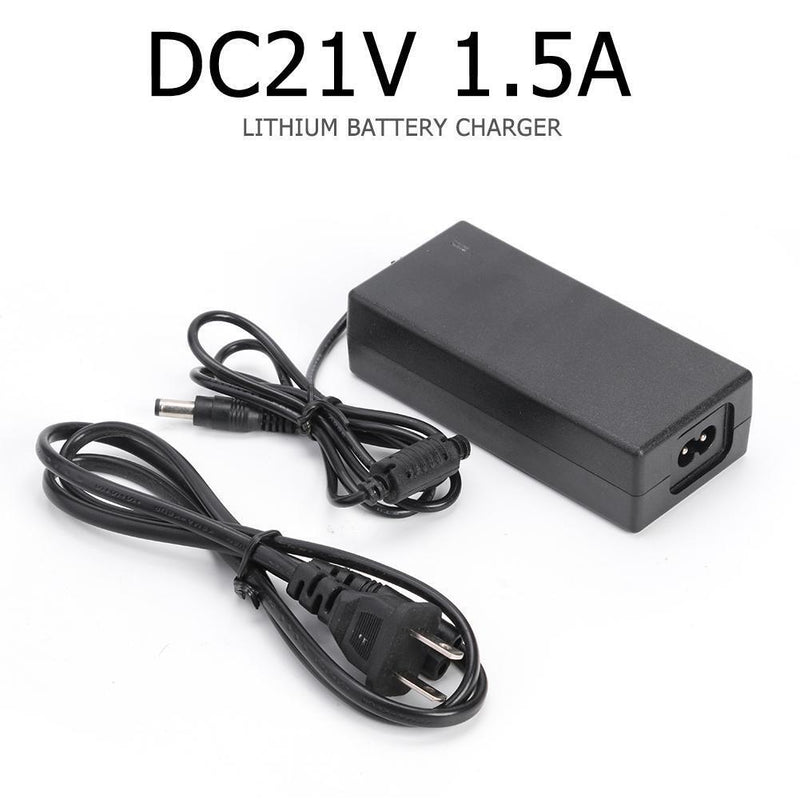 21V 1.5A 31.5W Lithium Battery Charger Power Supply Adapter Converter (US)