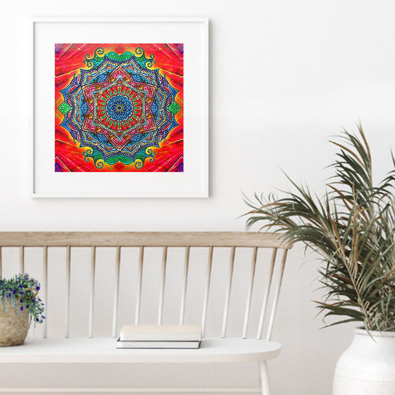 5D DIY Partial Special Shaped Drill Diamond Painting Mandala Decor (YK186) Newly
