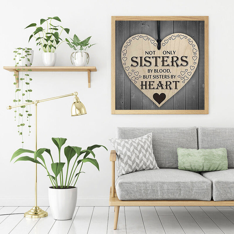 Frameless Painting By Numbers Kit Love DIY Handmade Drawing On Canvas Art Craft