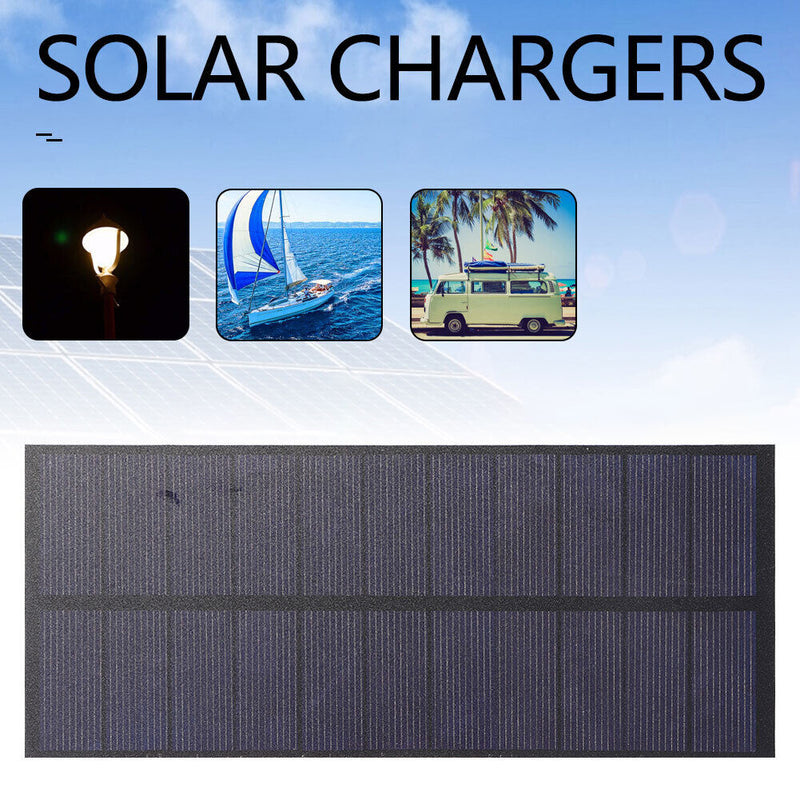 Portable 2.5W Solar Panel Charger Outdoor Mobile Phone Power Battery Charging