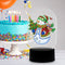 DIY Diamond Painting LED Light Snowman Embroidery Night Lamp Home Desk Ornaments