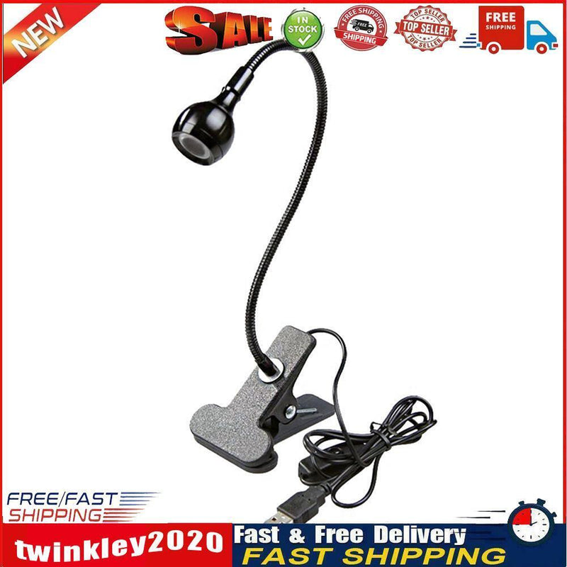 USB Clip LED Reading Lights Eye-care Adjustable Clamp Lamp (Warm White) Newly