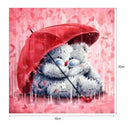 DIY 5D Diamond Embroidery Painting Umbrella Bear Cross Stitch Craft Decor Newly