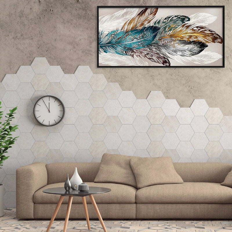 Feather 5D Diamond Painting Rhinestone Full Square Drill for Decoration (FC