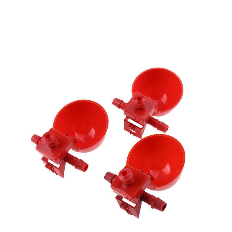 10pcs Automatic Bird Coop Feed Poultry Water Cups Chicken Fowl Drinker  Newly