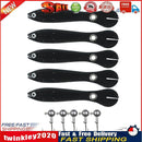 5pcs Artificial Soft Loach Fishing Lures + 5pcs Barbed Jig Hooks (Black) Newly
