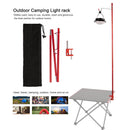 Foldable Lantern Pole Stand Outdoor Camping Light Fixing Holder Hanger Bracket