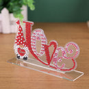 DIY Crystal Diamond Painting Valentines Day Desk Ornaments Kit (CB011) Newly