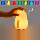 Lamp Rechargeable Touch Sensor Clap Instant Light Bear Silicone Night Lights