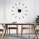 Minimalism Silent Movement Large Decorative Wall Clock DIY Modern Acrylic Clock