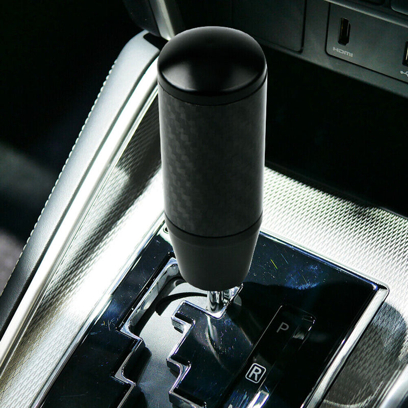 Carbon Fiber Gear Shift Knob Universal Automobile Shifter Lever Stick Knob Newly