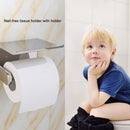 Bathroom Stainless Steel Mobile Phone Paper Towel Holder Storage Organizer Newly