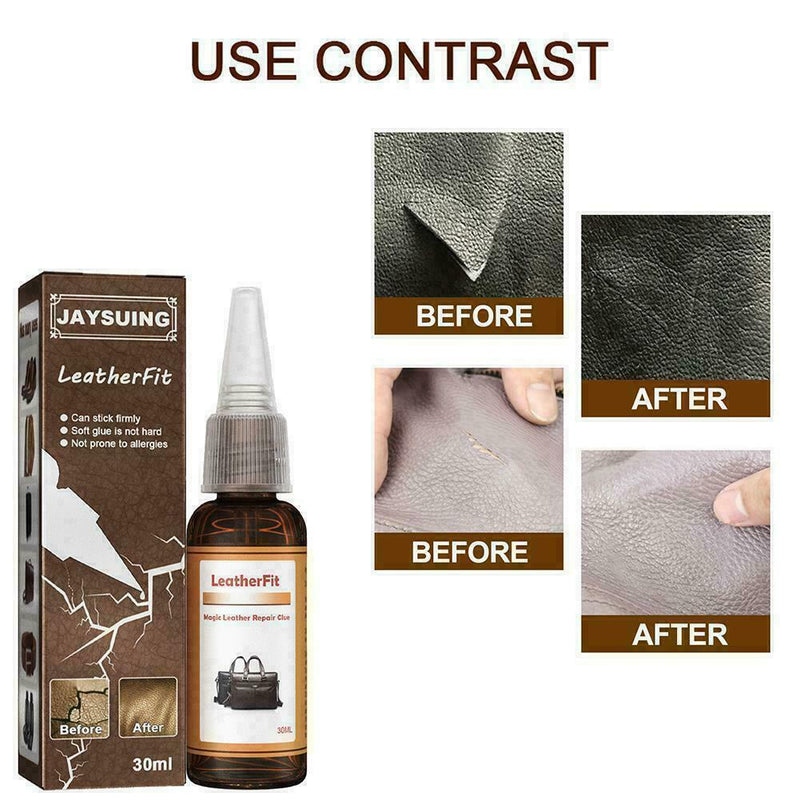 30ml Leather Glue Leather Repair Traceless Tool F6U6 8U7Y D1S6