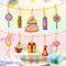 10pcs Cartoon Greeting Cards Pendants Diamond Painting Single Side Special Shape