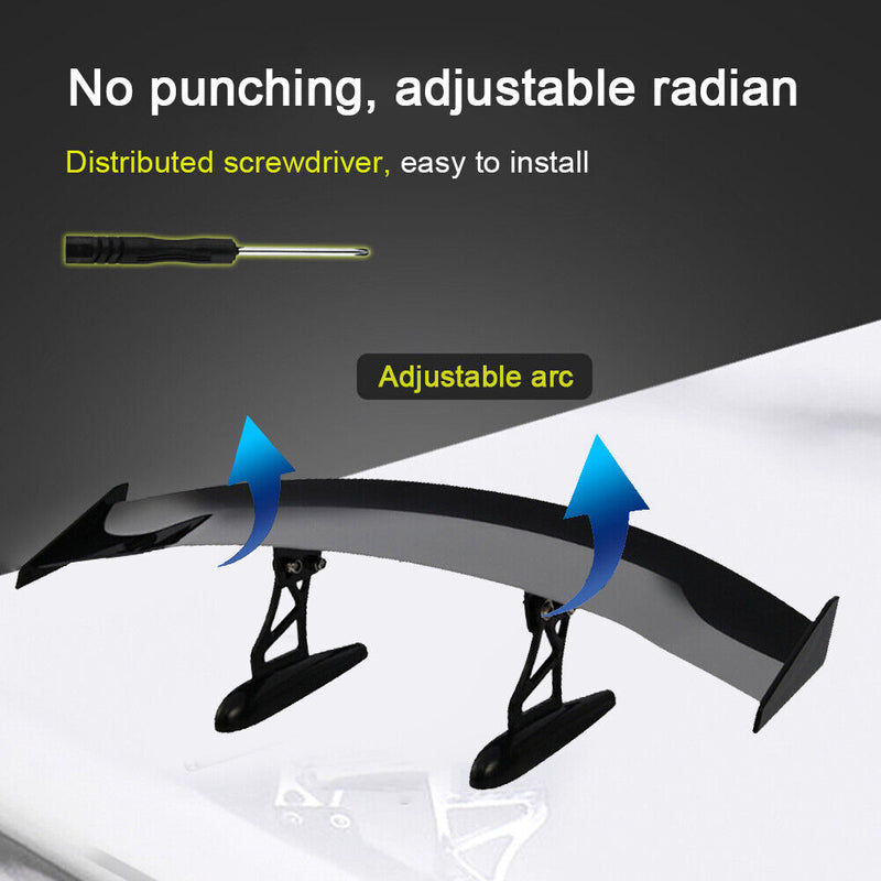 Air Deflector Rear Trunk Spoiler Plastic Auto Car Styling Tail Wing Decoration