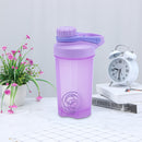 Outdoor Travel Portable Drinkware PP Screw Cap with Stirring Ball for Fitne