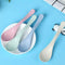 Wheat Straw Spoon Convenient Tableware Stirring Spoon O4M5 Tool 16.4*3.8cm O7F8