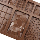 Baking Accessories Silicone Block Moulds 9 cavity Waffle Chocolate Molds