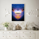 5D DIY Heart Shaped Waves Drawing Full Round Drill Diamond Painting Artwork Kit