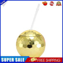 6pcs-600ml Disco Ball Cup Cocktail Nightclub Party Straw Wine Glass Mug