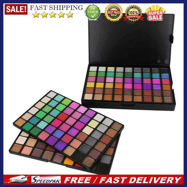 POPFEEL 162 Colors Eyeshadow Palette Set Pro Pearly Matte Eye Cosmetic Tool