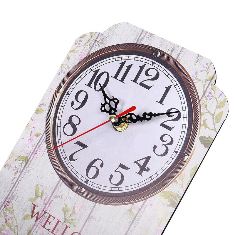 Europe Style Retro Wall Clock Hang Living Room Bedroom Home Bar Decor (2)